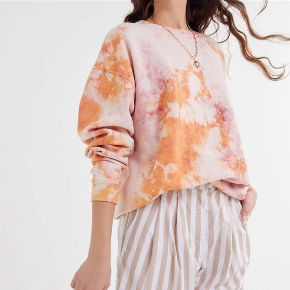 Urban Outfitters Recycled tie dye crew